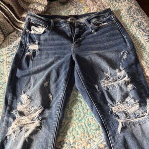 Judy Blue Dark Wash Boyfriend Jeans
